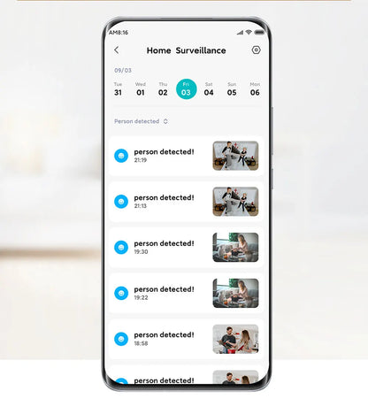 Caméra de Sécurité Xiaomi 360° 2K avec Détection AI et Vision Nocturne