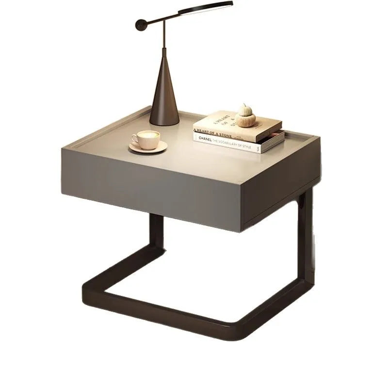 Table de nuit moderne avec tiroir - Esthétique nordique luxe