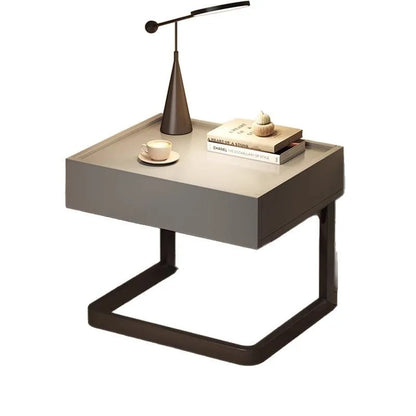 Table de nuit moderne avec tiroir - Esthétique nordique luxe