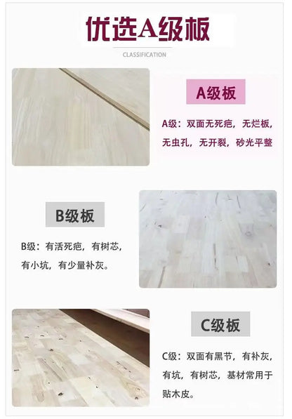 Table à Manger Pliante en Bois Massif - Table Rectangulaire Multifonction