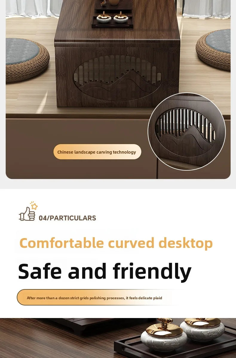 Table basse pliable pour balcon - Petite table à thé pratique