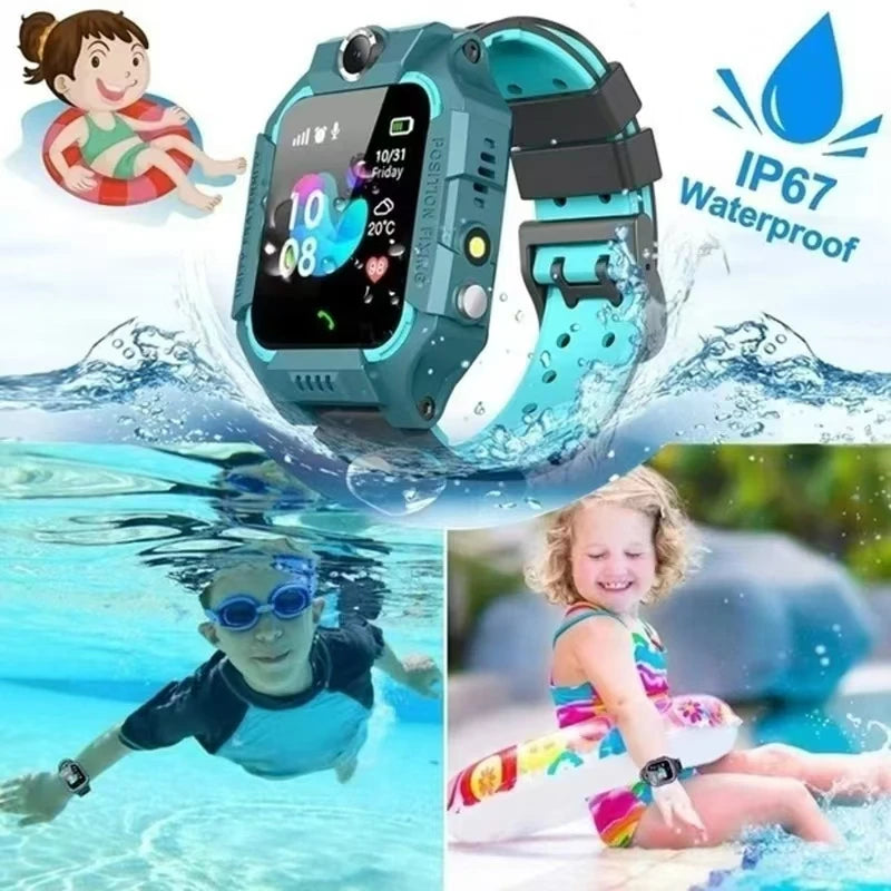 Montre Intelligente 4G pour Enfants - GPS, SOS, Caméra, Étanche