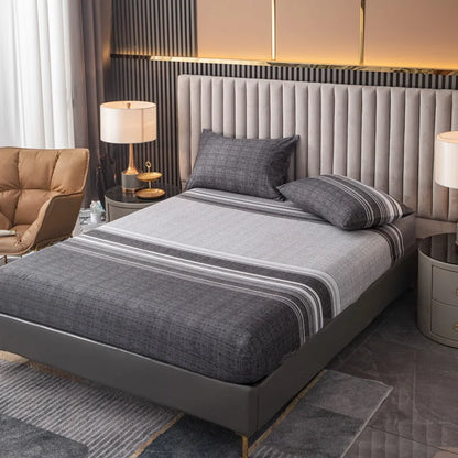 Ensemble de draps King Size 100% Polyester, 3 pièces avec élastique