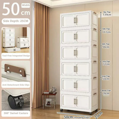 Armoire de rangement pliable pour vêtements de bébé et enfants