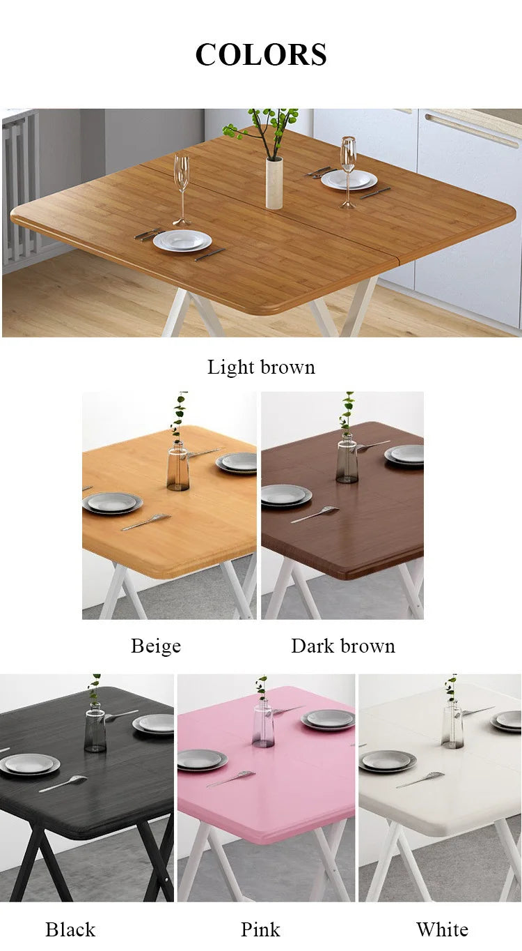 Table Pliable Multifonctionnelle pour Petit Espace et Dortoir
