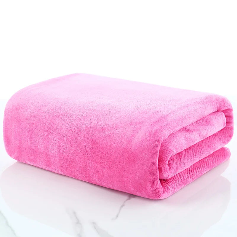 Serviette de bain microfibre douce, absorbante et à séchage rapide