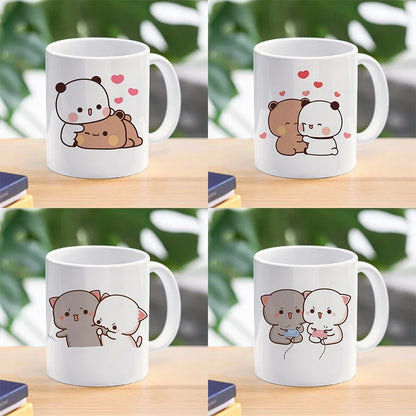 Tasse Moka Panda Bubu Dudu - Cadeau Mignon Couple et Amis