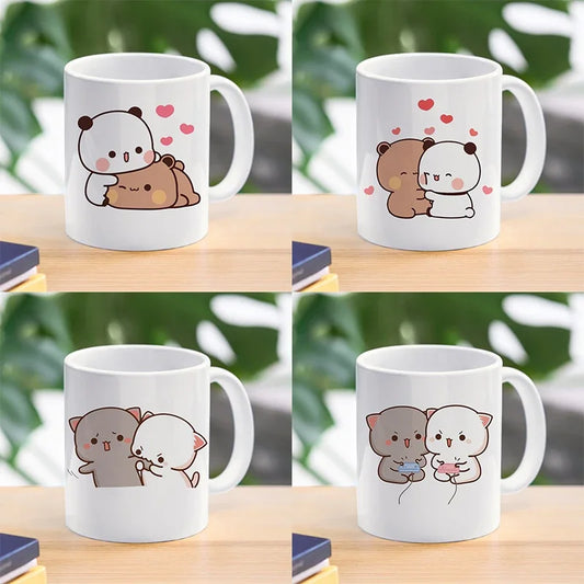Tasse Moka Panda Bubu Dudu - Cadeau Mignon Couple et Amis