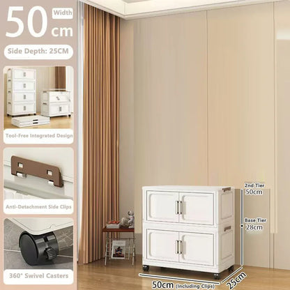 Armoire de rangement pliable pour vêtements de bébé et enfants