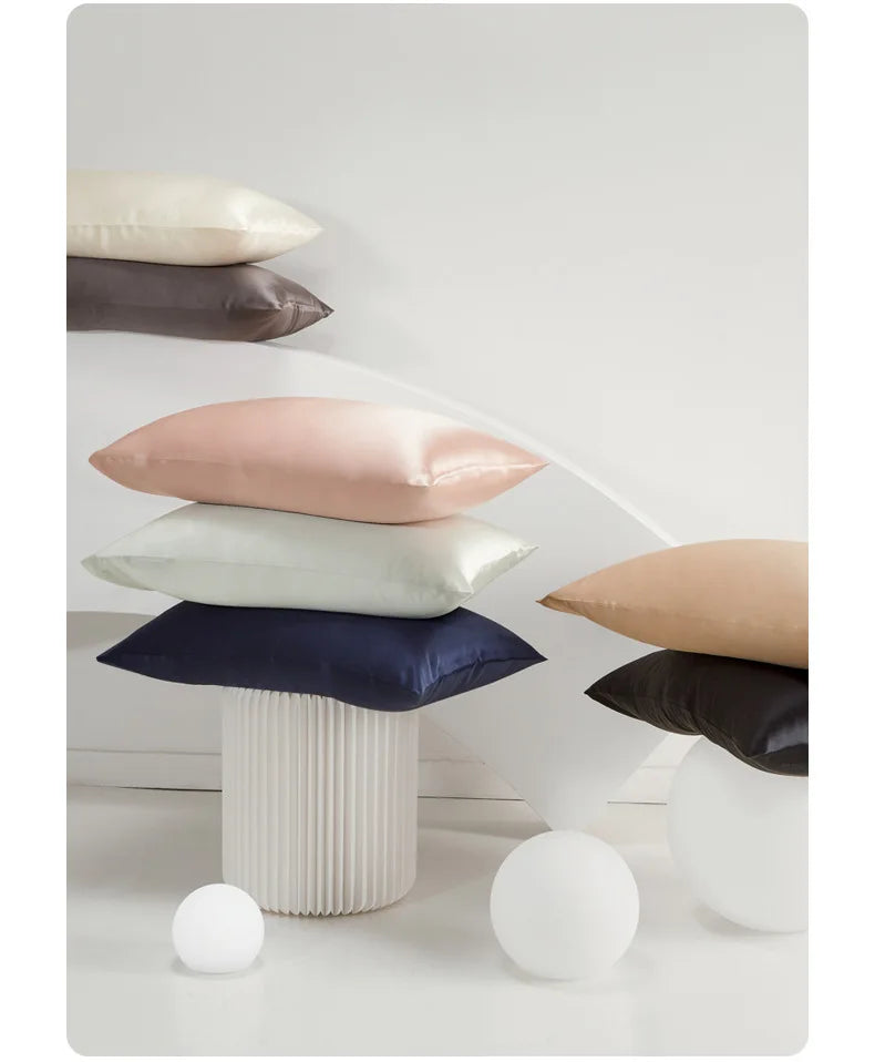 Taie d'oreiller en soie naturelle Juwensilk - Standard Queen