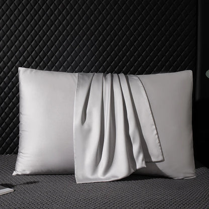 Taie d'oreiller en soie 100% naturelle pour cheveux et peau