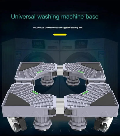 Base réglable multifonction pour lave-linge et réfrigérateur