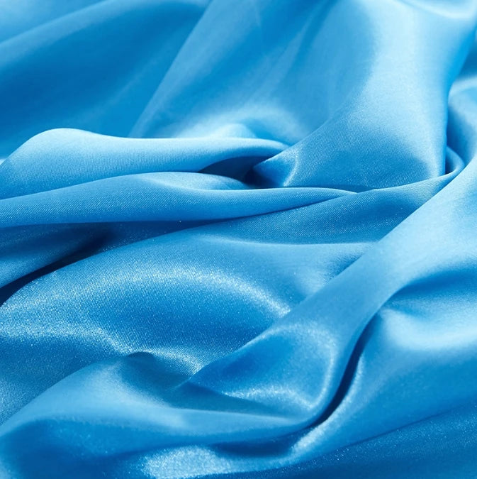 Taie d'oreiller en satin imitation soie 50x50, 60x60 - Décoration élégante