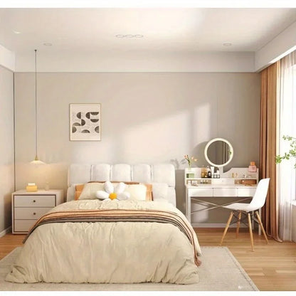 Commode moderne avec miroir pour chambre petite appartement 2025