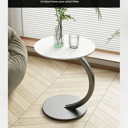 Table à thé ronde 2024 - Petit meuble d'appoint élégant