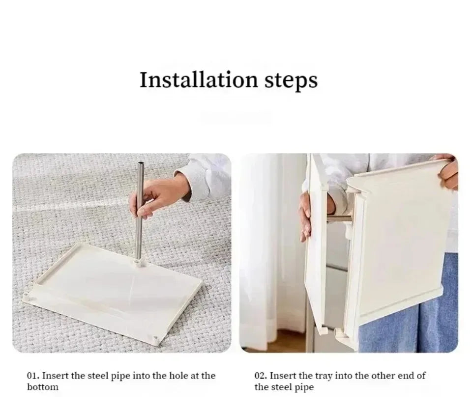 Étagère à chaussures empilable étroite pour un rangement optimal