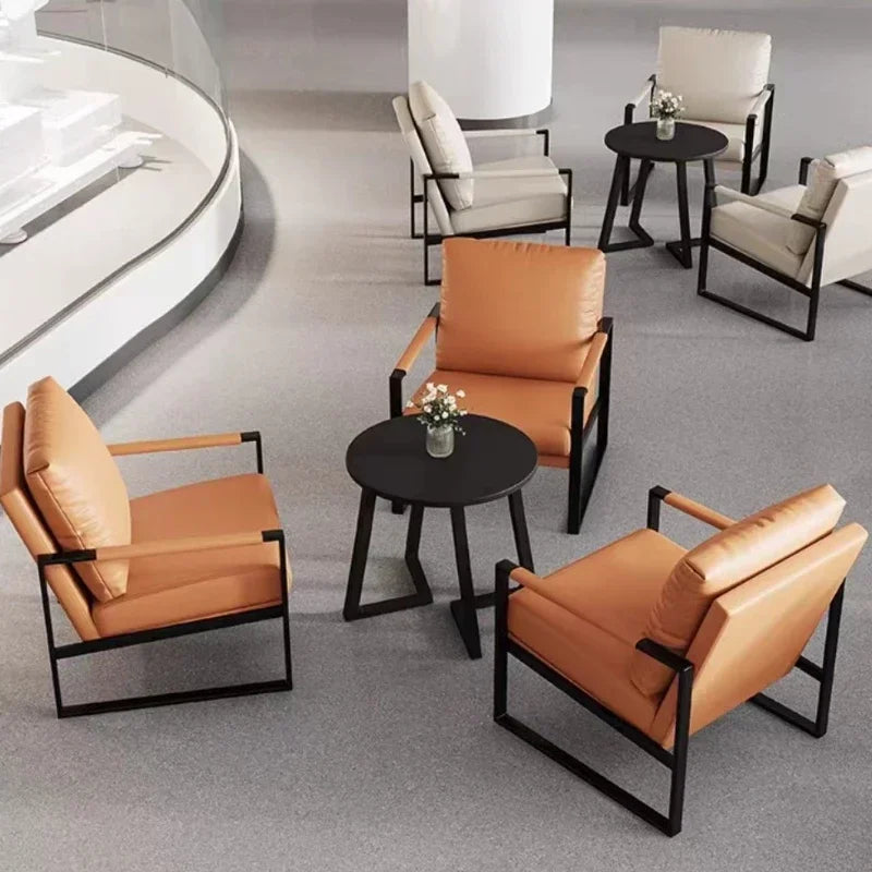 Canapé paresseux nordique en fer forgé pour salon et balcon