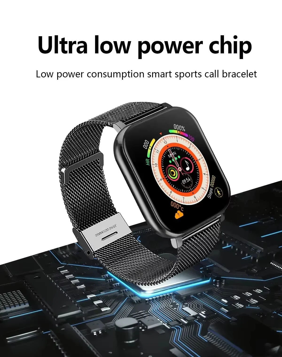 Montre Intelligente Fitness Xiaomi - Cardio, Étanche, Cadeau Idéal