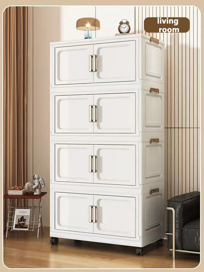 Armoire de rangement pliable pour vêtements de bébé et enfants