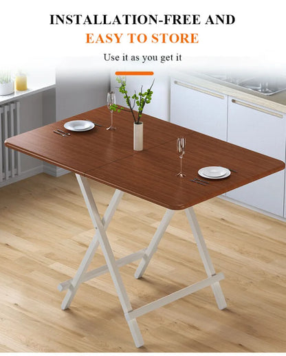 Table Pliable Multifonctionnelle pour Petit Espace et Dortoir