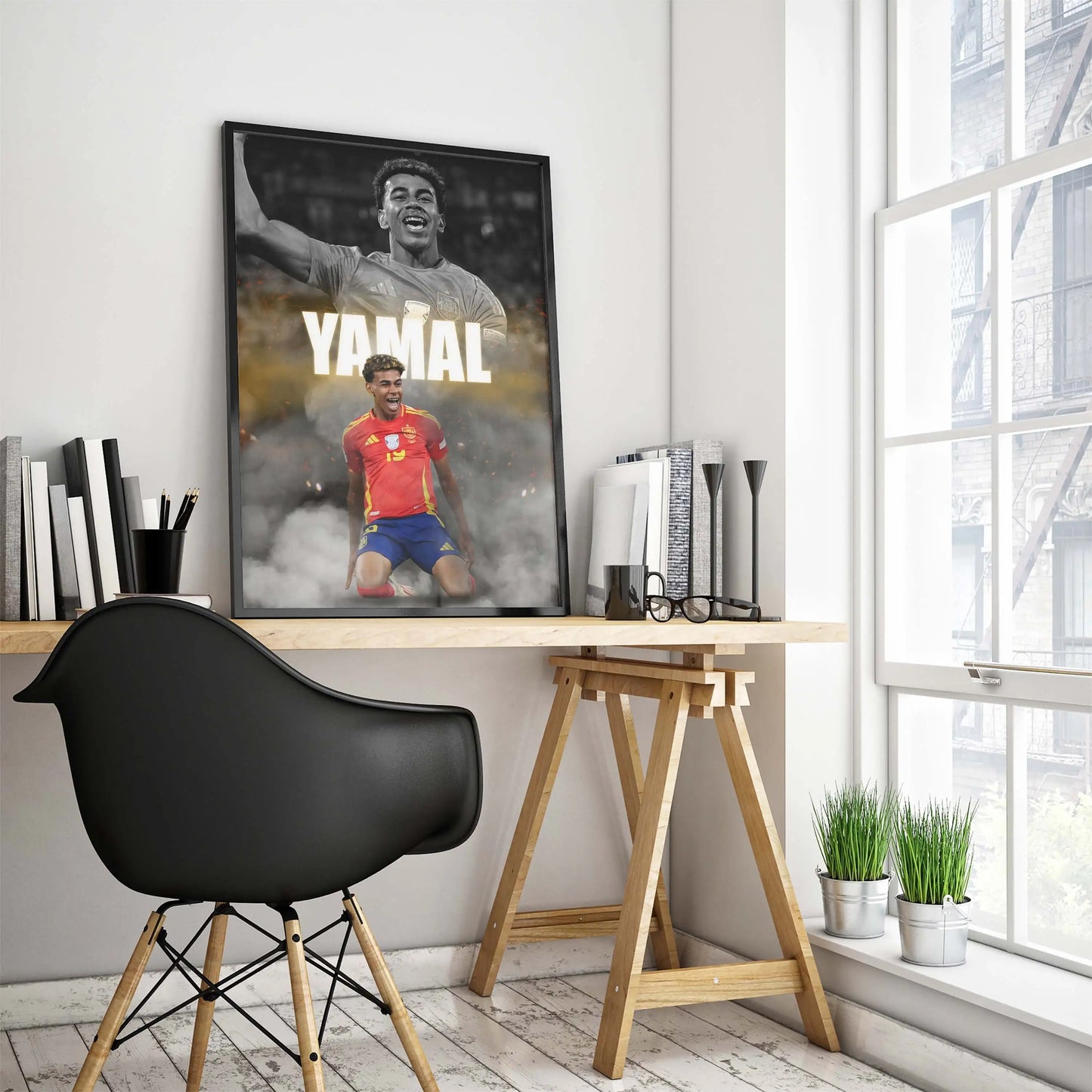 Affiche de Football HEROCROSS - Art Mural Étoiles en Toile