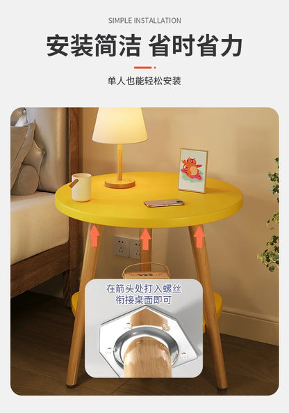 Table de chevet moderne en bois - Luxueuse et pratique