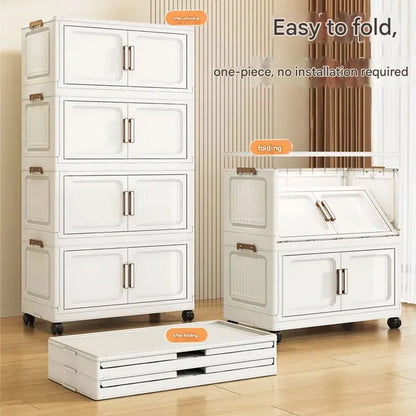Armoire de rangement pliable pour vêtements de bébé et enfants