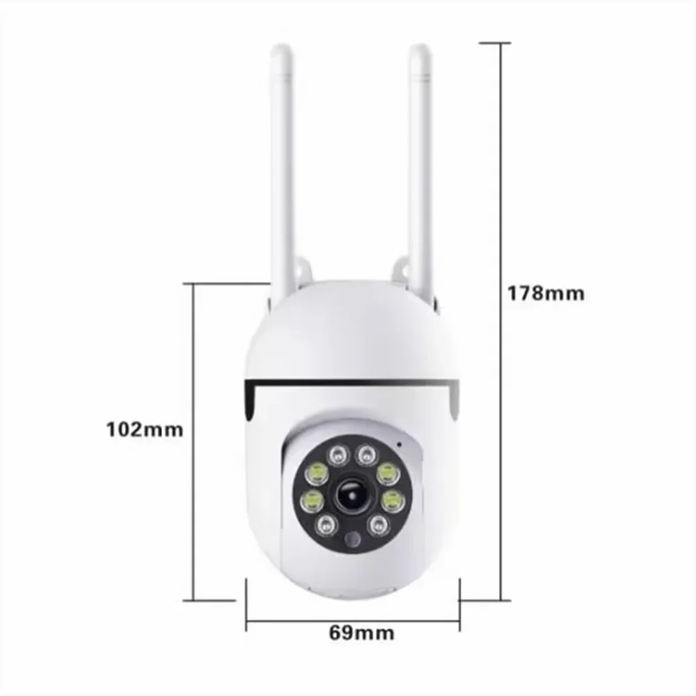 Caméra de Surveillance Wifi 8MP HD avec Zoom 4X et Suivi AI