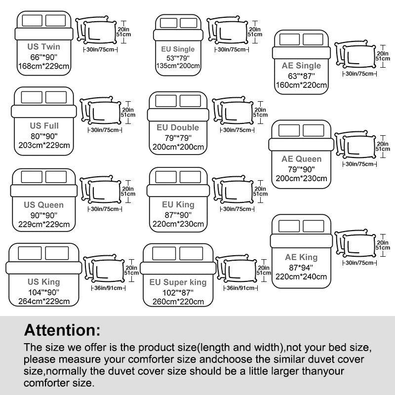 Housse de Couette Satin 3 pièces Queen Noir - Luxe & Douceur