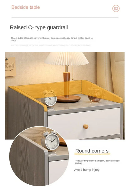 Armoire de Chevet Moderne en Bois Massif - Wuli House