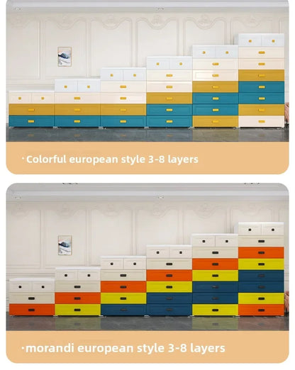 Armoire de rangement blanche à tiroirs - 50 casiers en plastique