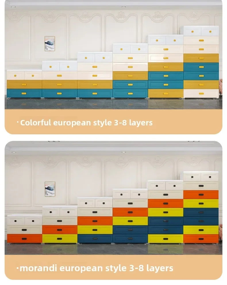 Armoire de rangement blanche à tiroirs - 50 casiers en plastique