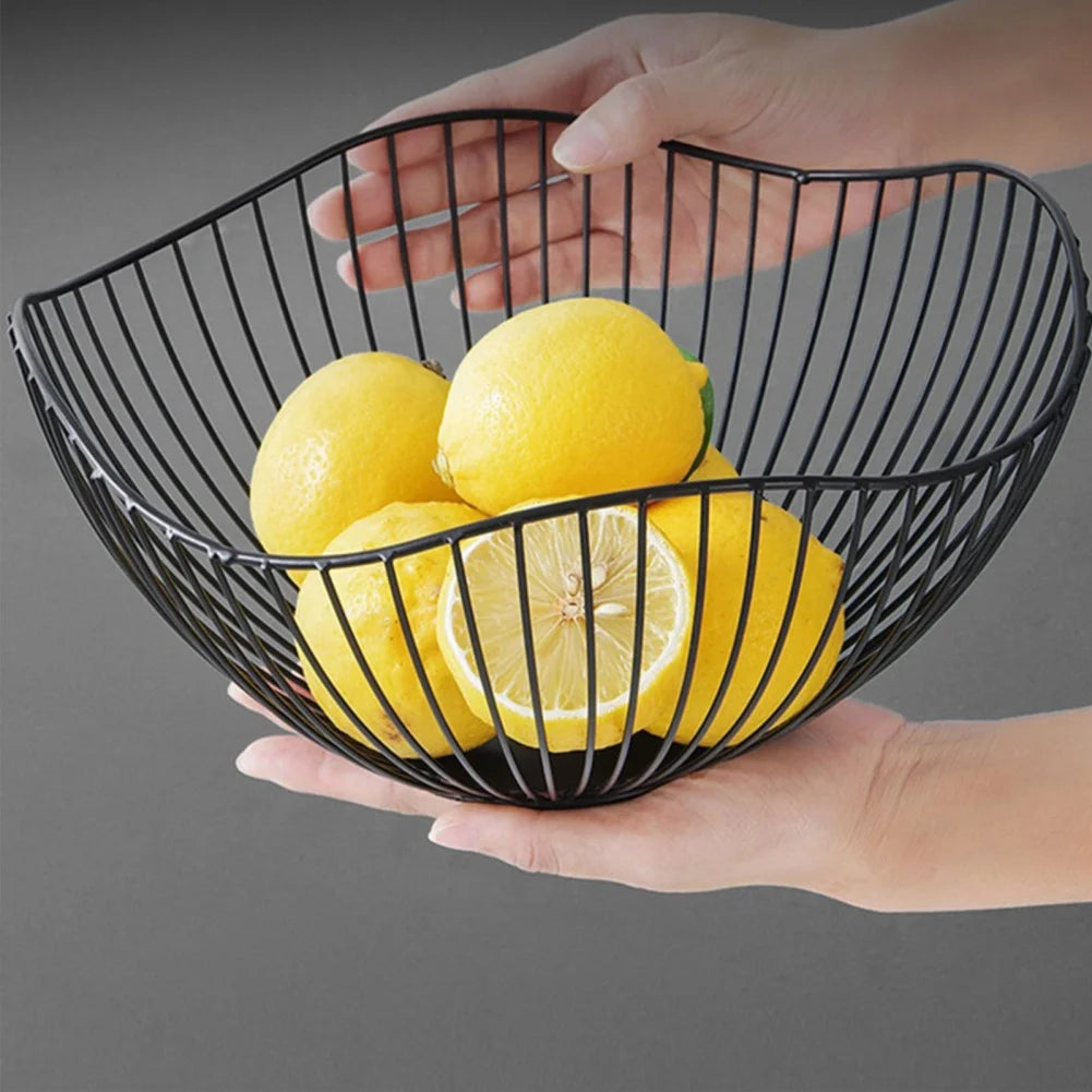 Panier à fruits en métal multi-tailles - Organisateur de cuisine élégant
