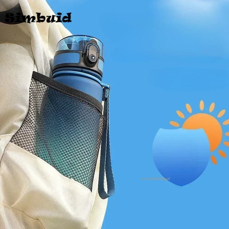 Bouteille d'eau de sport 1L - Carafe gym portable colorée