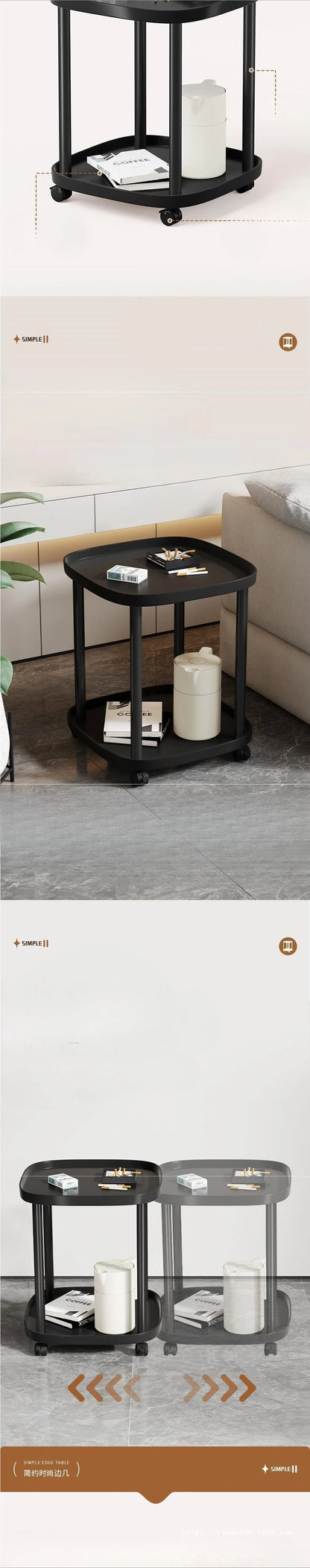 Table Basse Mahjong Multifonctionnelle pour Thé et Jeux de Société