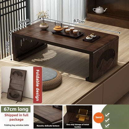 Table basse pliable pour balcon - Petite table à thé pratique