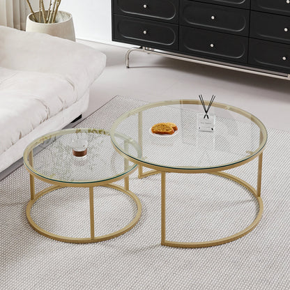 Table d'Appoint Ronde en Marbre Nordique - Luxe 60cm/80cm