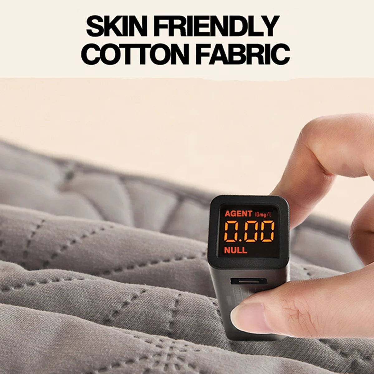 Surmatelas imperméable matelassé pour lit simple et double 140/160