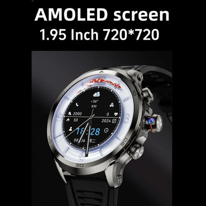 Montre Intelligente H19 Android 10.0 avec Caméra Rotative 1,95" AMOLED