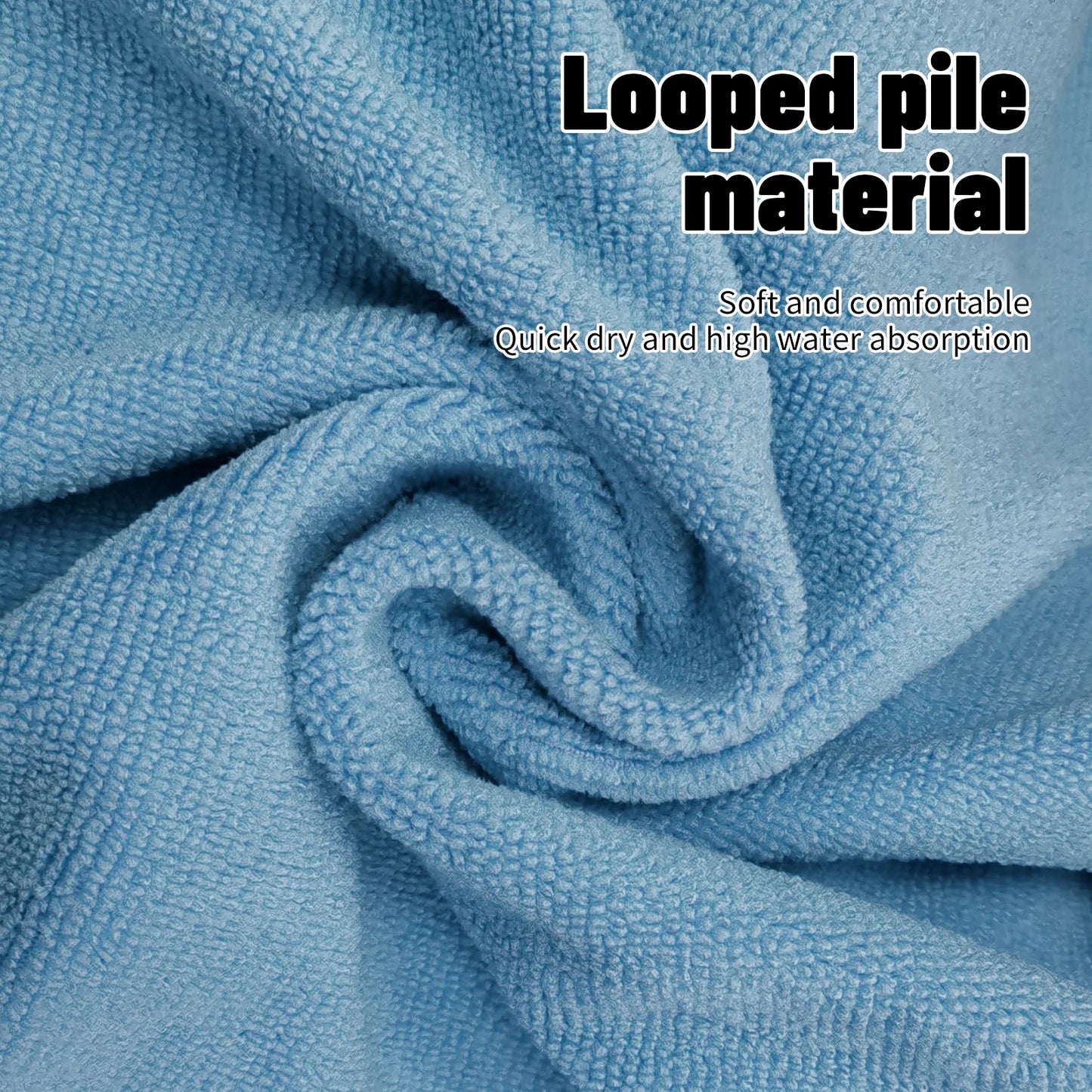 Robe de bain enfants avec capuche - Poncho de plage absorbant