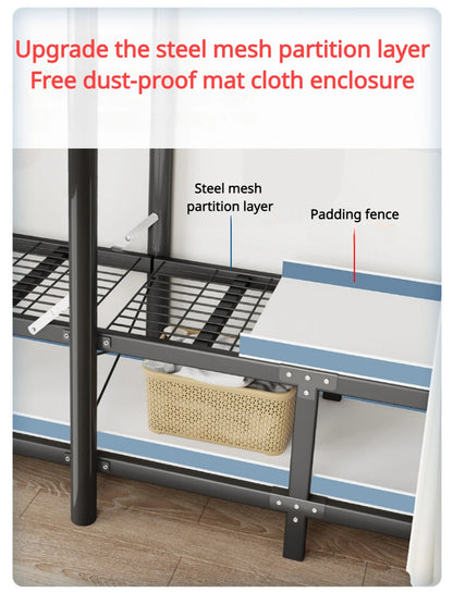 Armoire pliante en acier durable - Rangement pratique sans installation