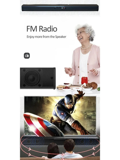 Haut-parleur Bluetooth puissant pour TV, ordinateur et voiture