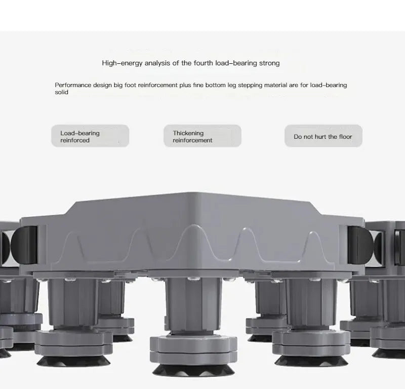 Base réglable multifonction pour lave-linge et réfrigérateur
