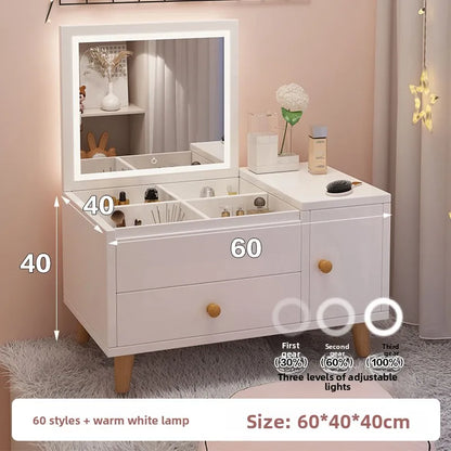 Coiffeuse moderne avec baie vitrée pour chambre à coucher