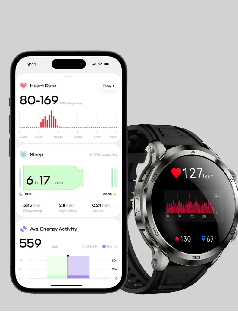 Montre Intelligente H19 Android 10.0 avec Caméra Rotative 1,95" AMOLED