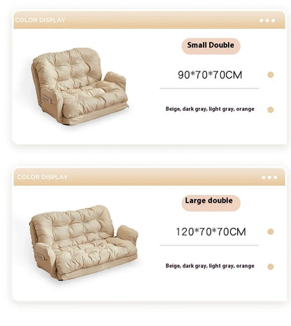 Canapé Pliable Tatami Inclinable pour Chambre et Salon - 2025