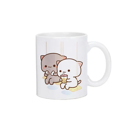Tasse Moka Panda Bubu Dudu - Cadeau Mignon Couple et Amis