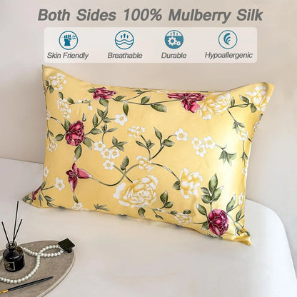 Taie d'oreiller en mûrier naturel, douce et rafraîchissante 100%