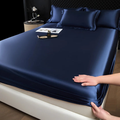 Drap-housse Satin Rayonne Élastique 140x200 160x200 - Literie Chic