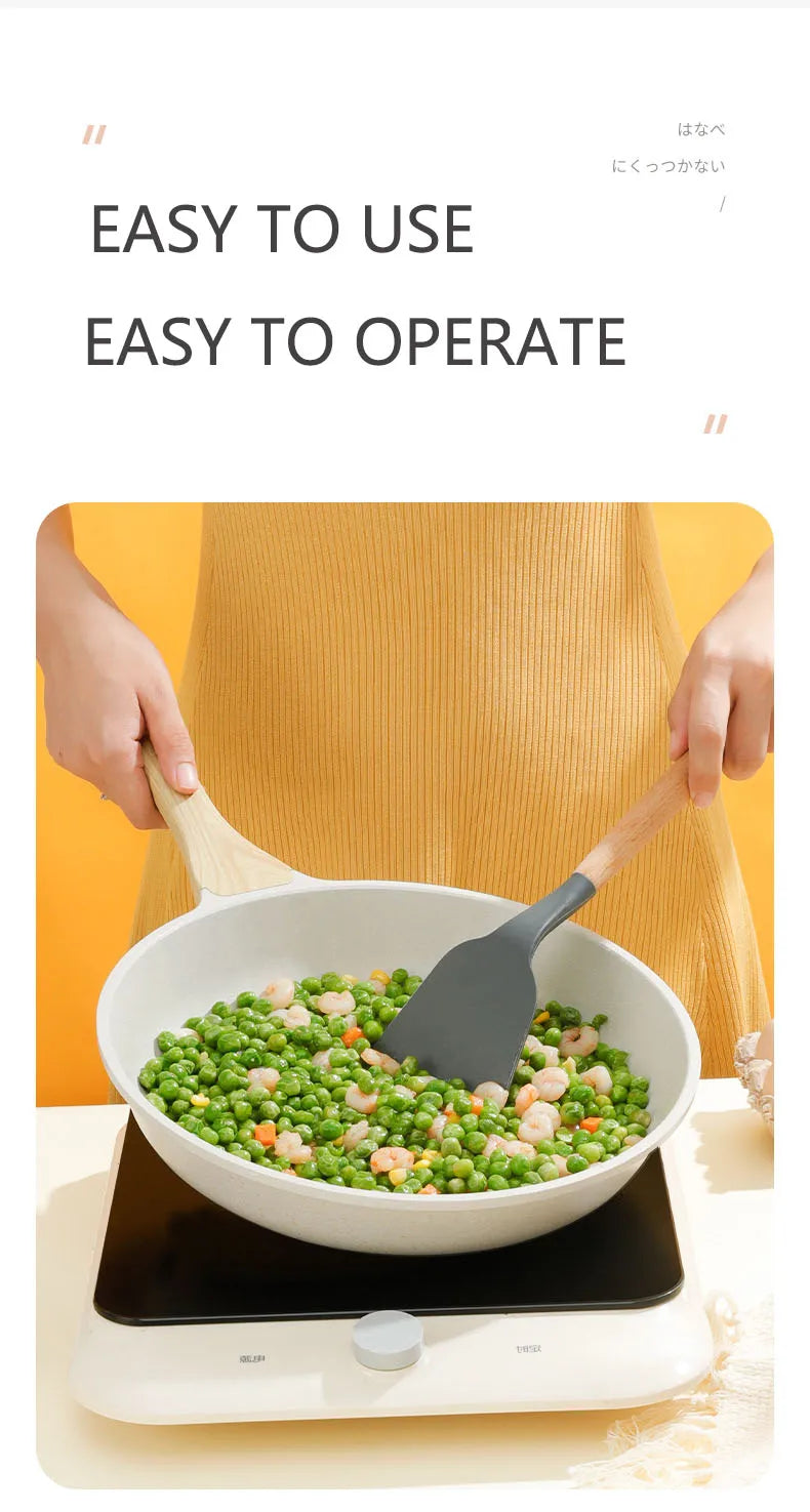 Wok en céramique antiadhésif pour cuisson universelle - Durable et efficace